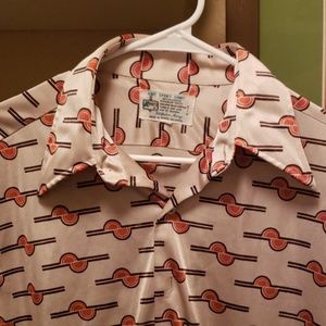 KMart Polyester Dress Shirt Vintage